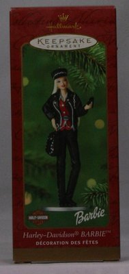 Harley Davidson Barbie Ornament
