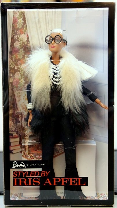 Barbie styled by Iris Apfel