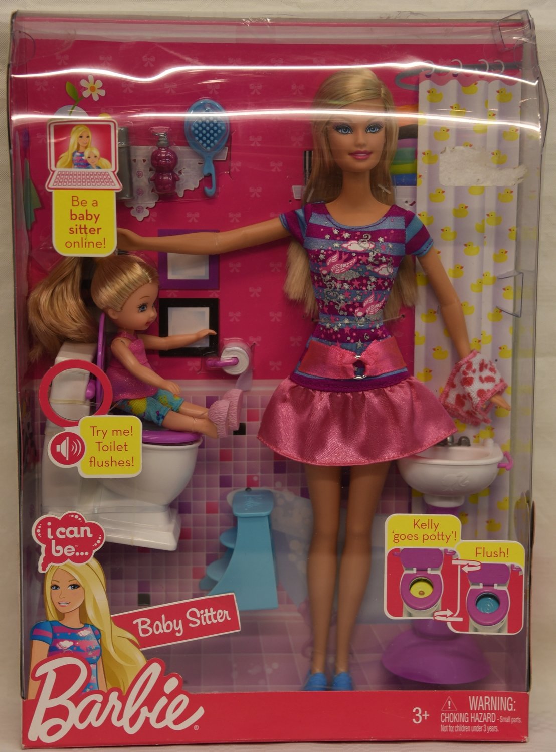 Barbie Baby Sitter  Kelly Goes Potty
