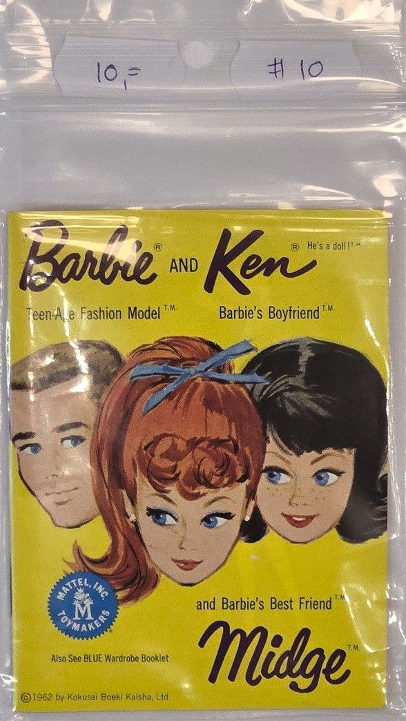 Booklet Barbie , Ken &amp; Midge