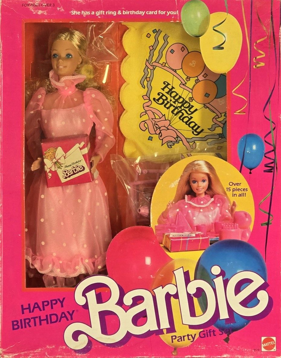 Happy Birthday Barbie Party Gift Set