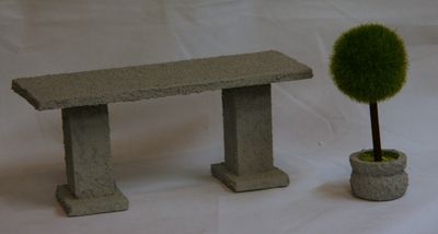 Bench &amp; Little Tree Plant.