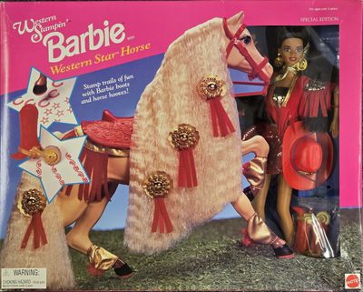 Western Stampin AA Barbie &amp; Western Star Horse