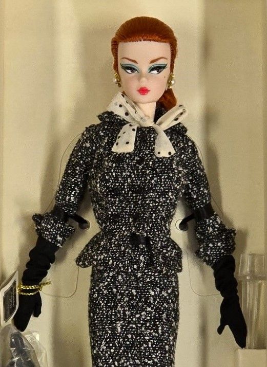 Black &amp; White Tweed Suit