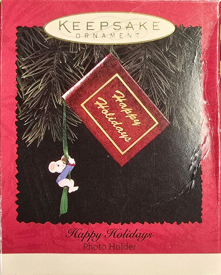 Happy Holidays Photo Holder