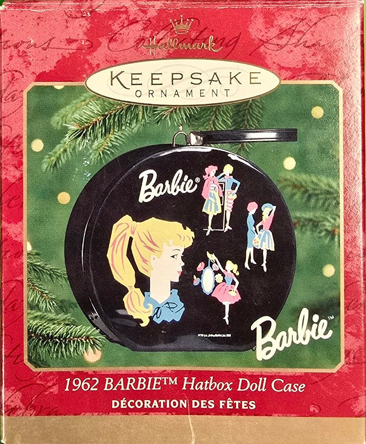 1962 Barbie Hatbox Doll Case