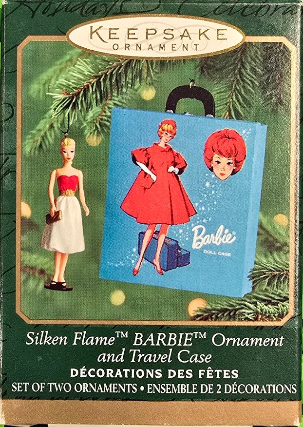 Silken Flame Barbie &amp; Travel Case