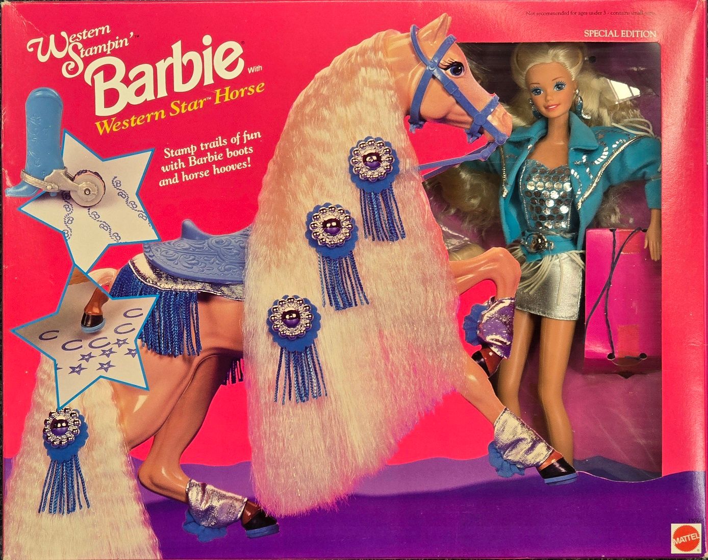 Western Stampin Barbie &amp; Western Star Horse