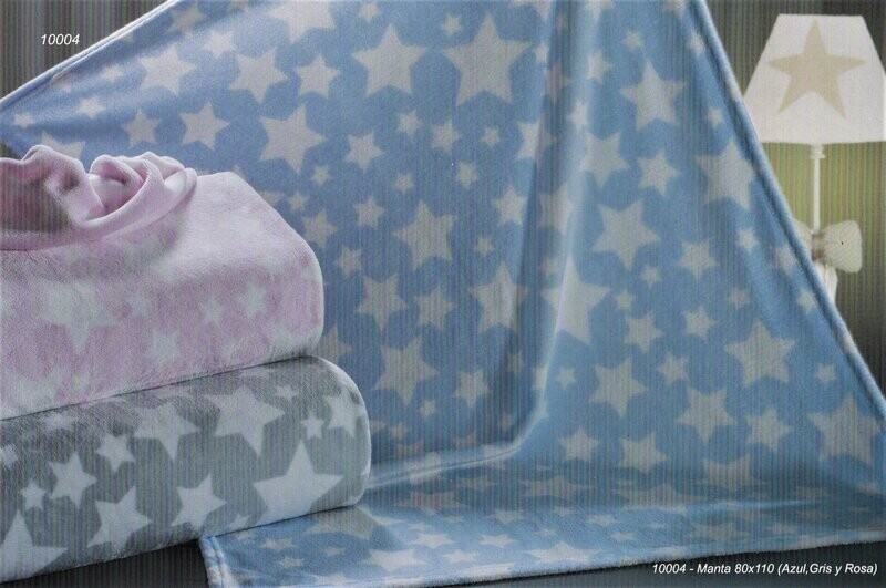 manta infantil coralina