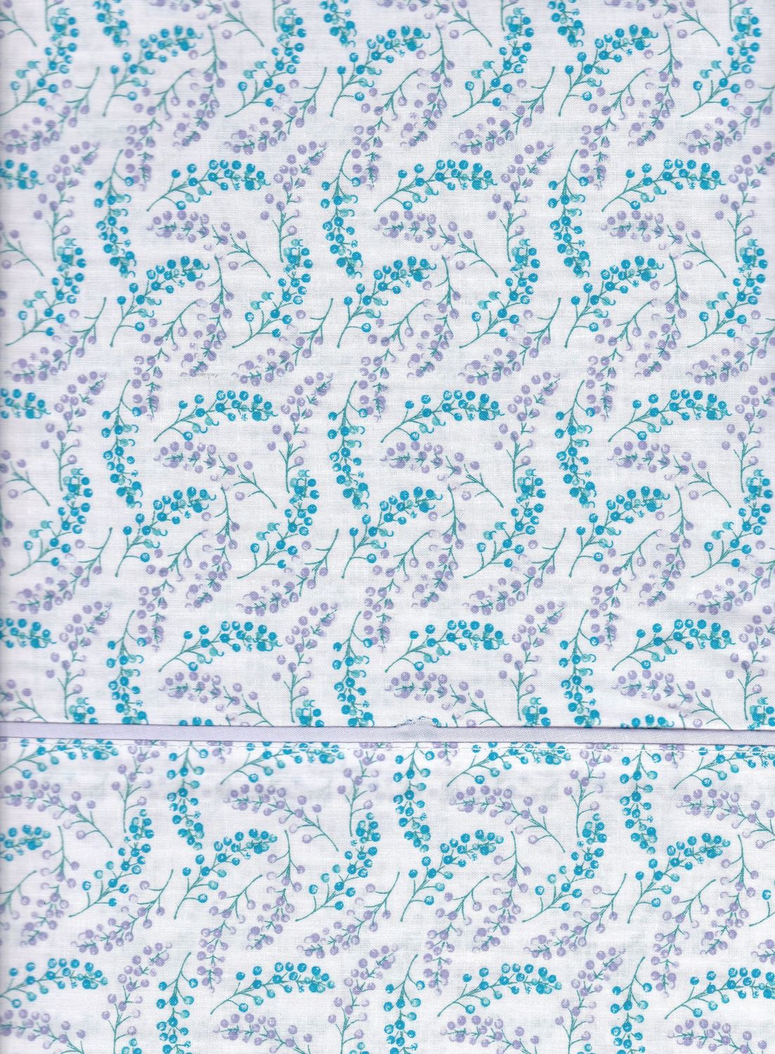 Juego de sábanas MOD. BASILIO AZUL - 80 CM.