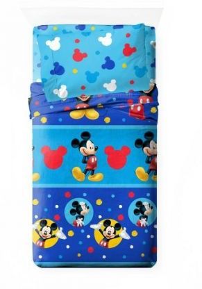 Juego de sábanas con licencia disney MOD. MICKEY MOUSE