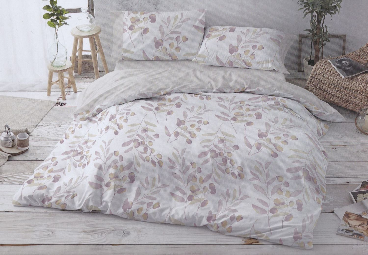 Funda nórdica franela MOD. D.574-12 cama 180 cm.