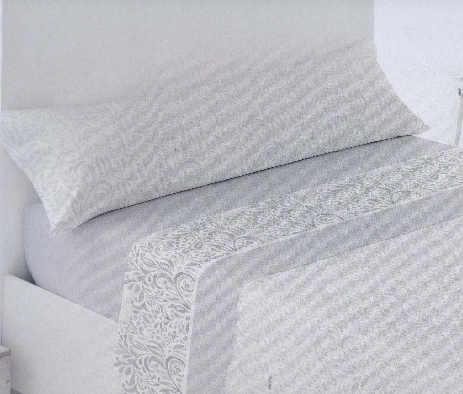 J. Sábanas Pirineo MOD. JATAR  BEIG cama de 90 cm.