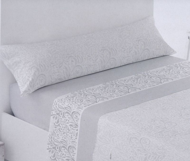 J. Sábanas Pirineo MOD. JATAR  BEIG cama de 90 cm.