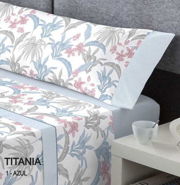 J.de sábanas FRANELA MOD. TITANIA - 150 cm.