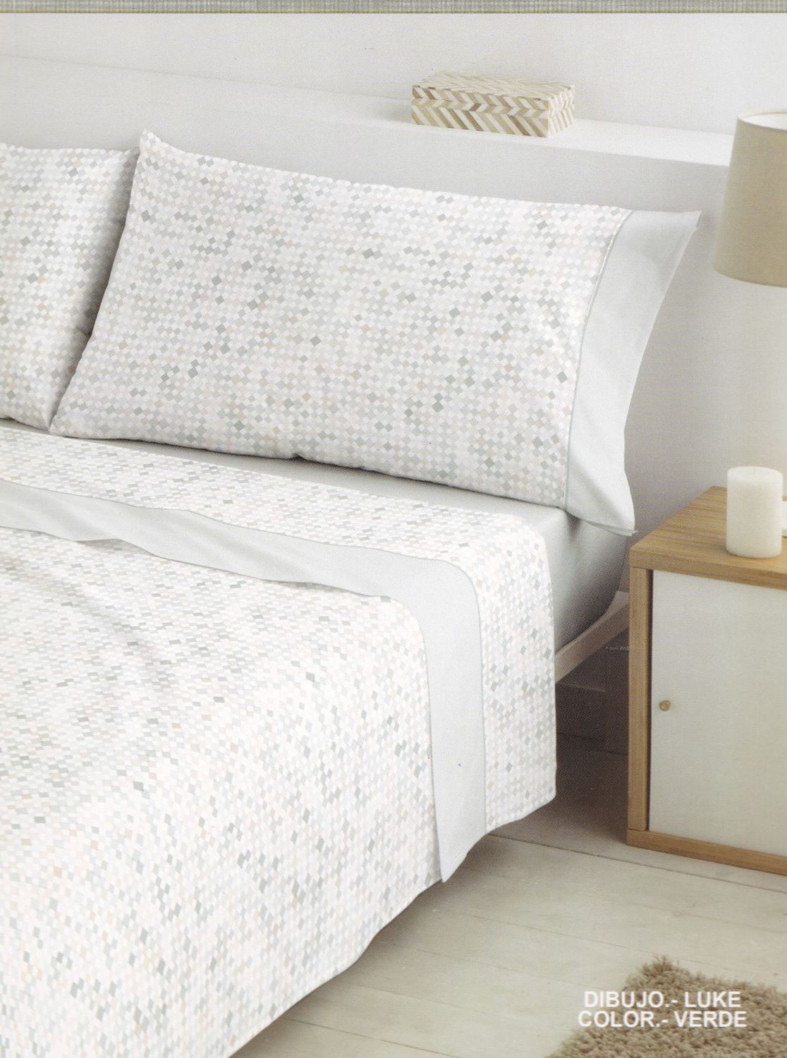 Juego de sábanas MOD. LUKE 160 CM.