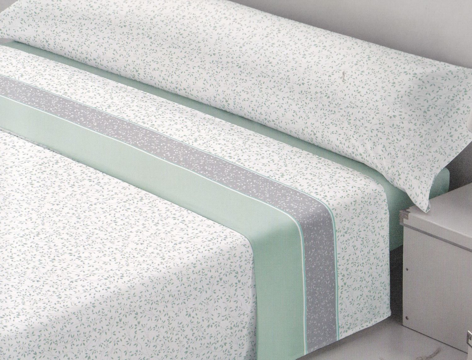 Juego de sábanas  Microlina MOD. DARCY C6 verde