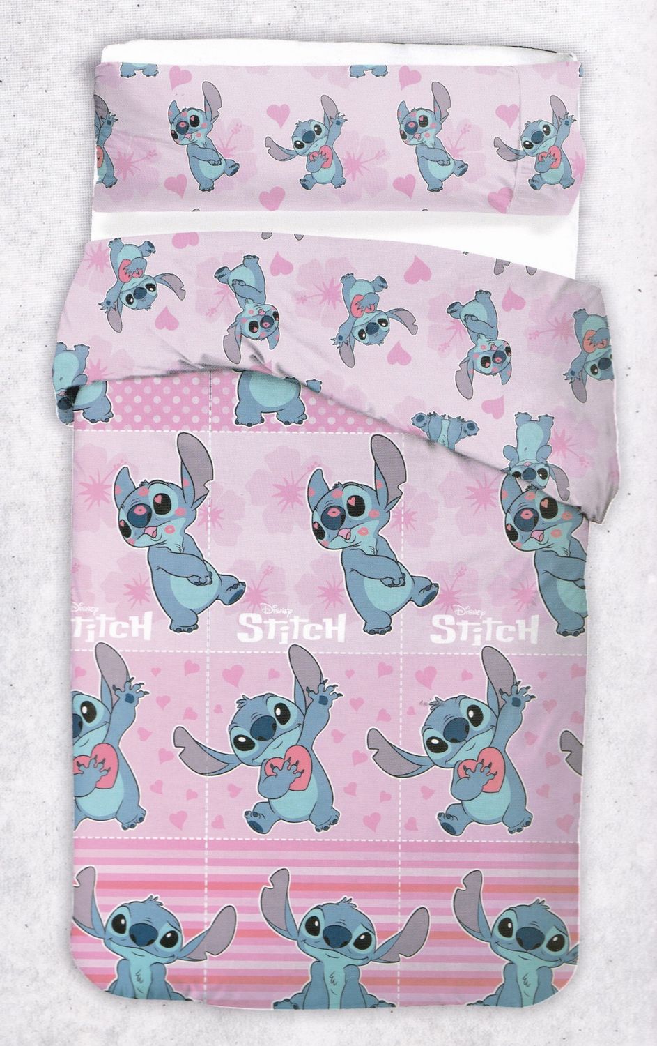 Funda nórdica infantil MOD. STITCH  -105 cm.