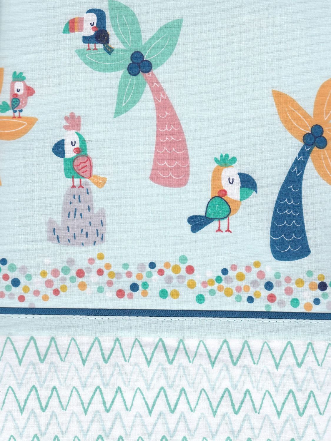 Juego de sábanas MOD. ALOHA 80 CM.