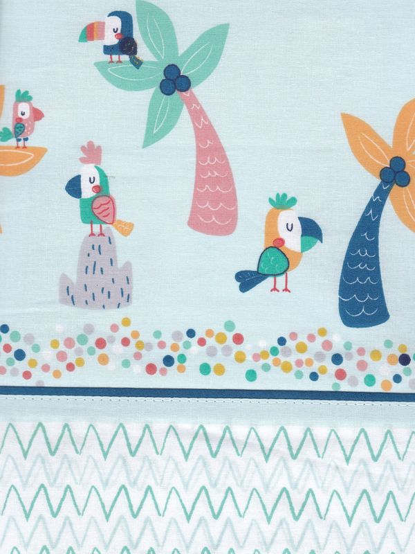 Juego de sábanas MOD. ALOHA 80 CM.