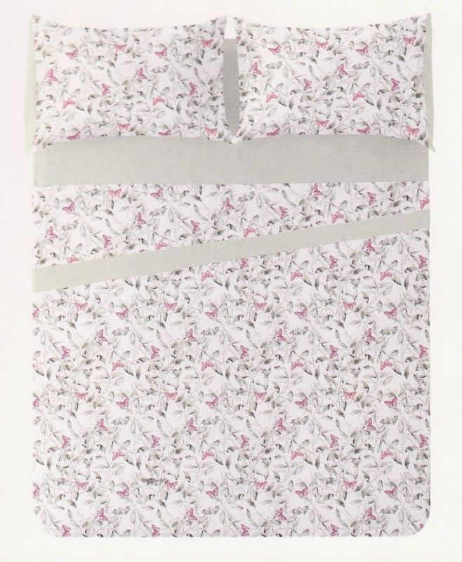 Juego de sábanas MOD. CÁRMENES VERDE - 105 CM.