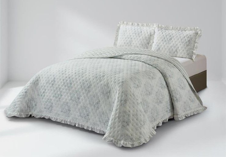 Colcha bouti MOD. ANDREA GRIS - 135 CM.