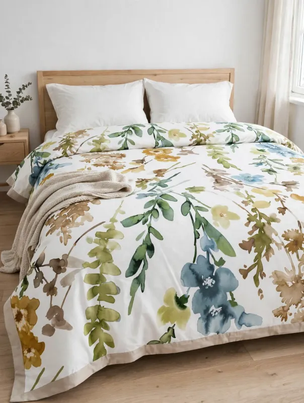Funda nórdica MOD. LUYTON FLOR - cama 135 cm.