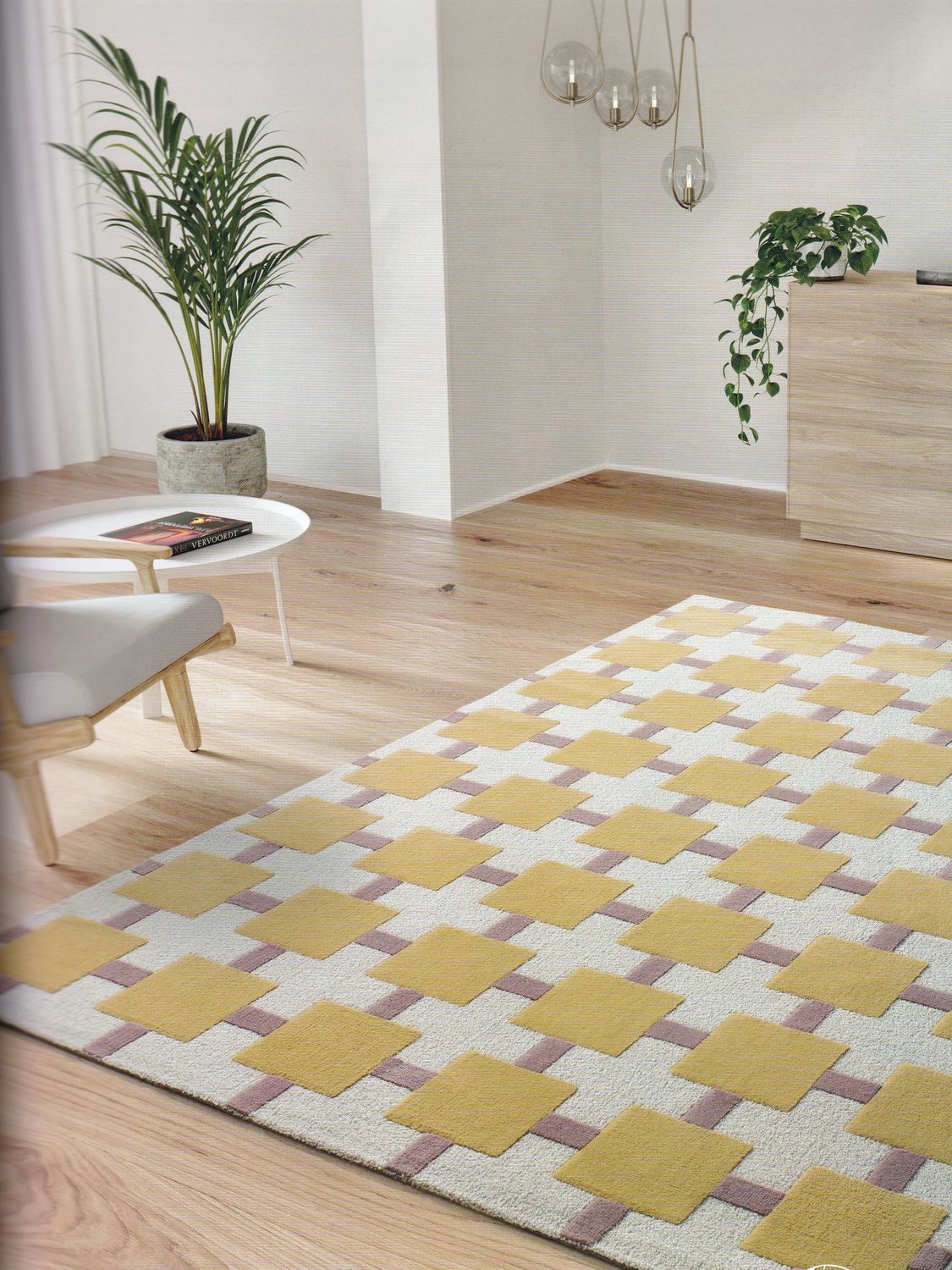 Alfombra MOD. FLAS-HY 25403-43 mostaza