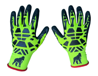 2 pairs Hi-Vis Touch Screen Gloves