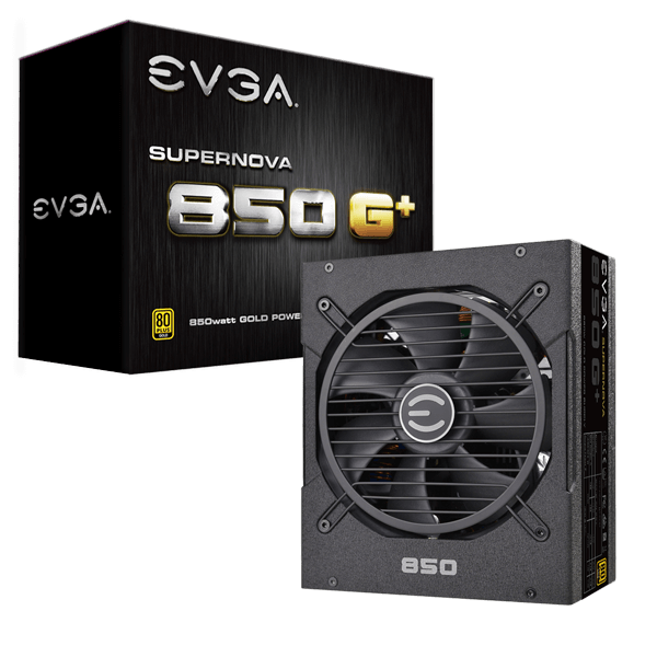 EVGA SuperNOVA 850 G+, 80+ Gold 850W, Fully Modular