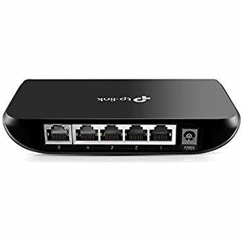 TP-Link 5 Port Unmanaged 1000 BaseT Gigabit Desktop Switch