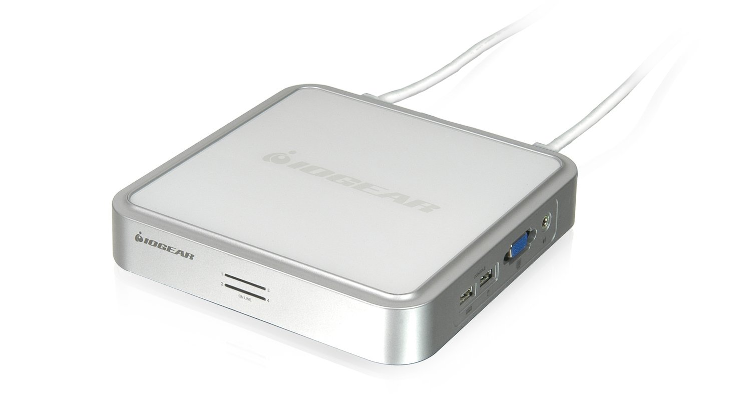 Iogear MiniView Micro USB Plus GCS634U - KVM / audio switch - 4 ports