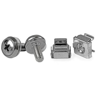 StarTech M5 Mounting Screws and Cage Nuts for Server Rack Cabinet (50)