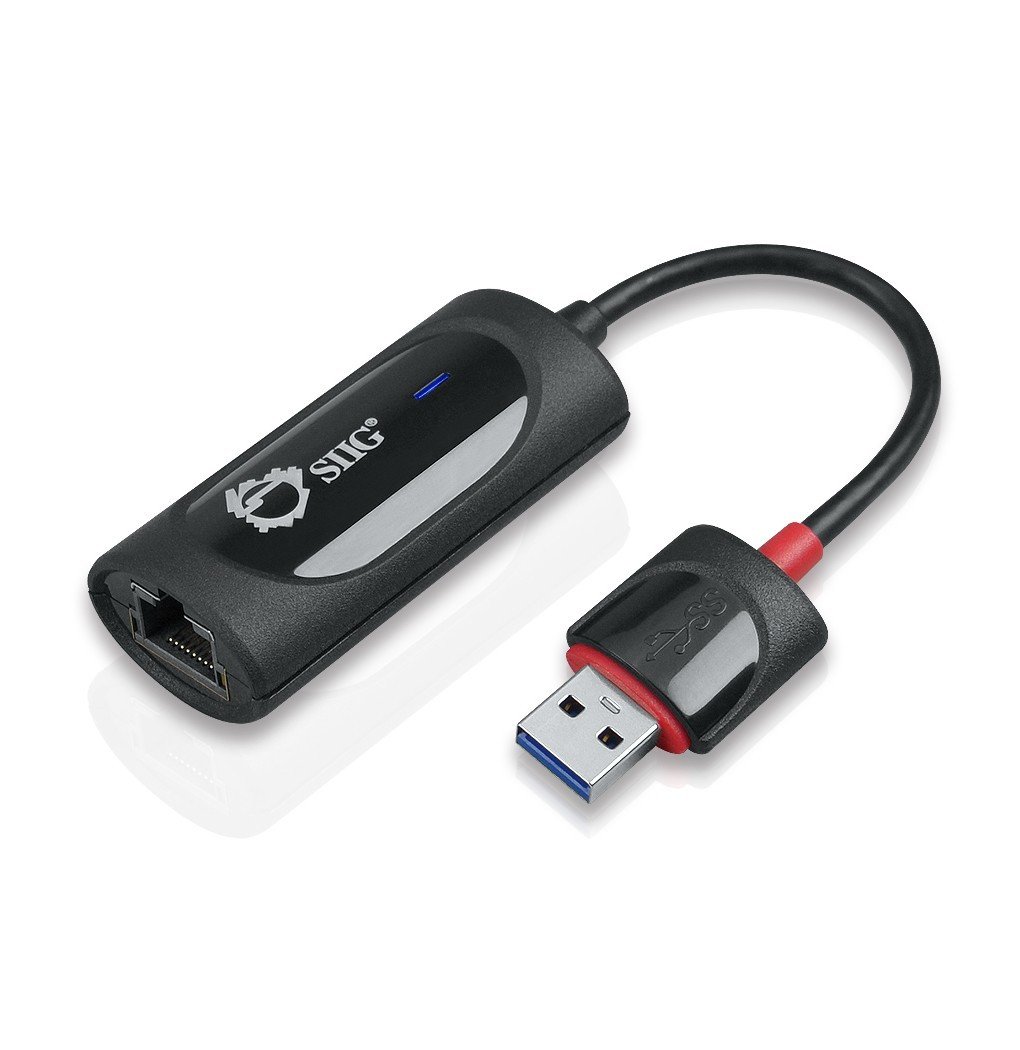 SIIG SuperSpeed USB 3.0 to RJ45 Gigabit Ethernet 10/100/1000 Mbps LAN adapter