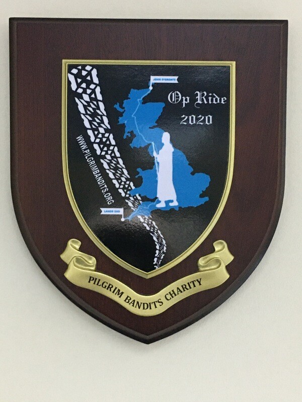 OP Ride Presentation Plaque