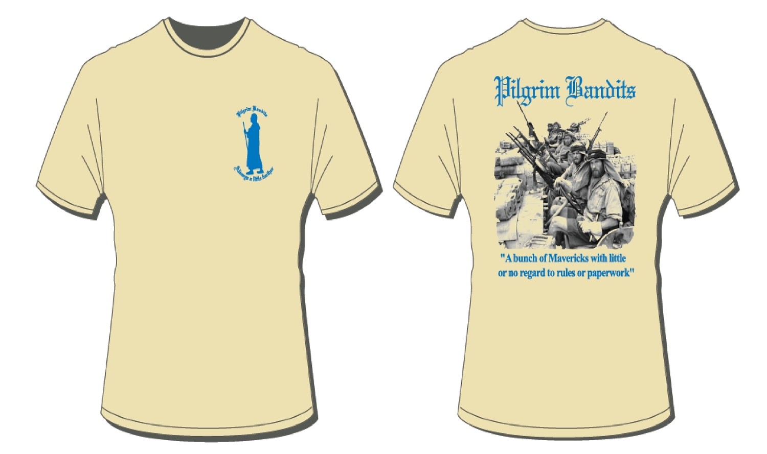 Cotton T-Shirt Sand &quot;Mavericks&quot;