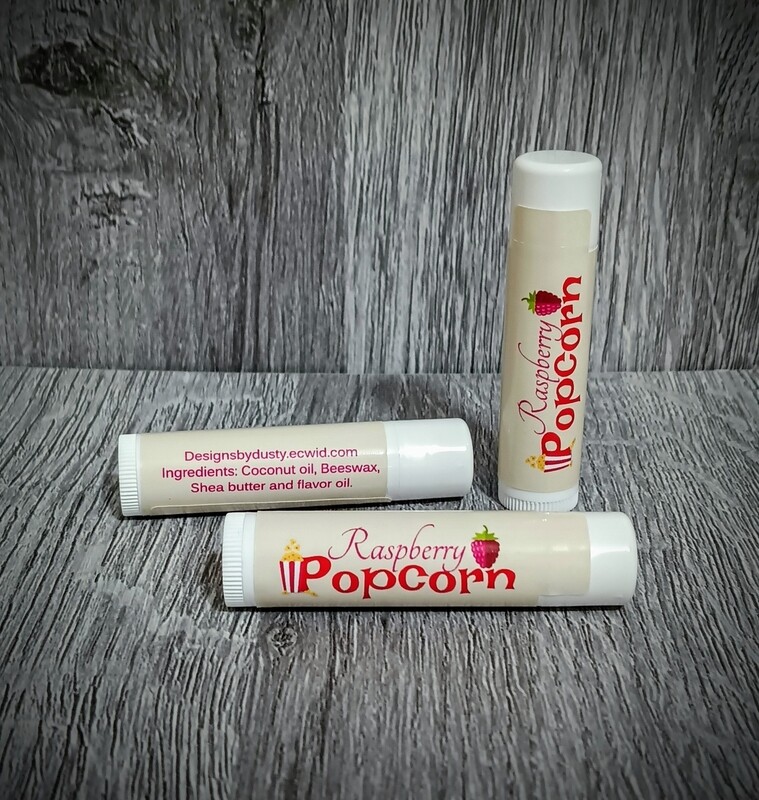 Raspberry Popcorn Lip Balm