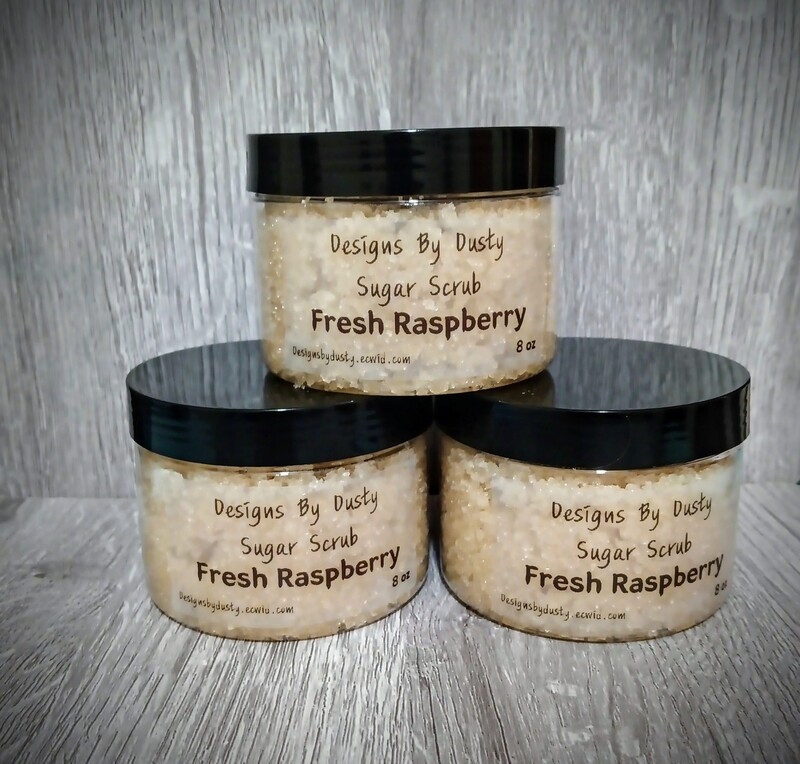 Fresh Raspberry Sugar Scrub