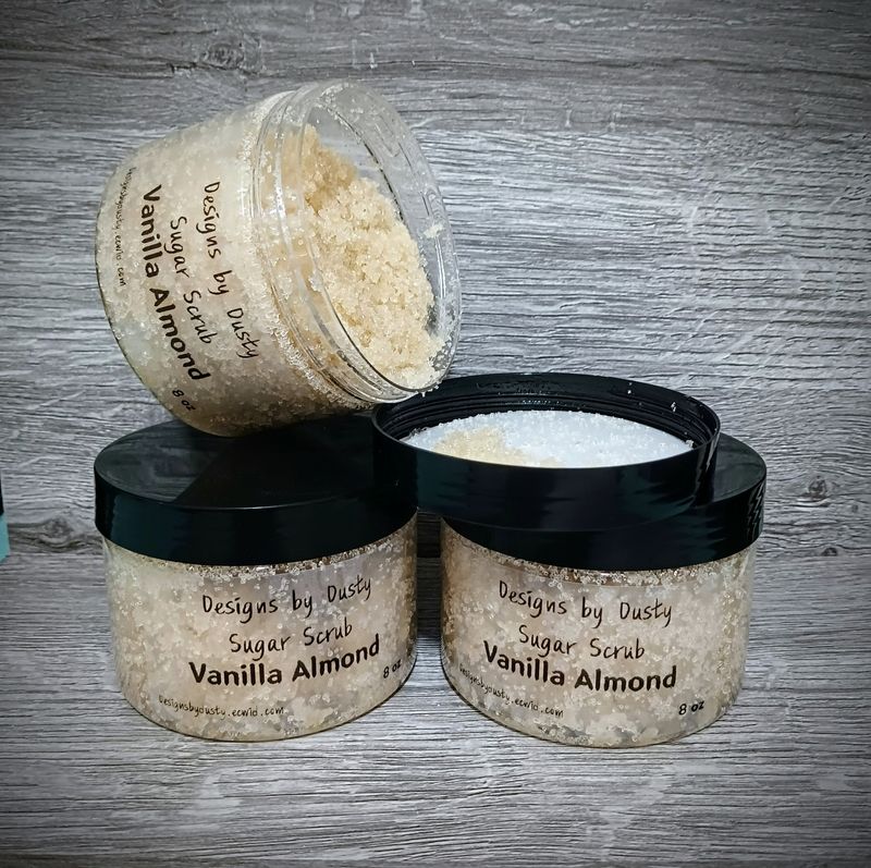 Vanilla Almond Sugar Scrub