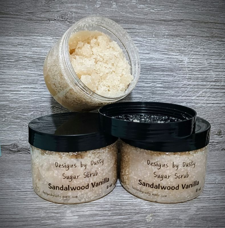 Sandalwood Vanilla Sugar Scrub