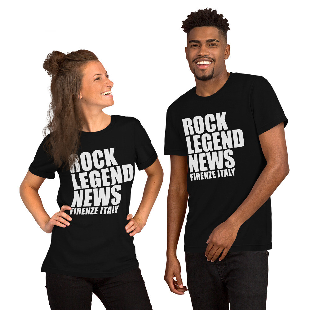 Short-Sleeve Unisex T-Shirt With Rock Legend News Logo