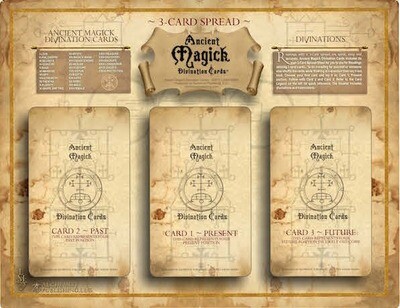 Ancient Magick 3-Card Layout Sheet