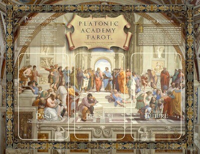 Platonic Academy Tarot 3-Card Layout Sheet