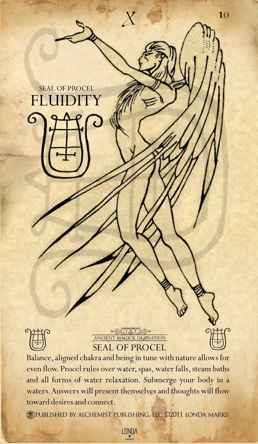 Fluidity, Seal Of Procel  (Limited Edition Tarot Print)