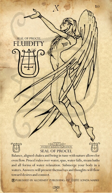 Fluidity, Seal Of Procel  (Limited Edition Tarot Print)
