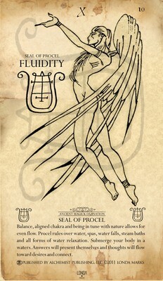 Fluidity, Seal Of Procel  (Limited Edition Tarot Print)