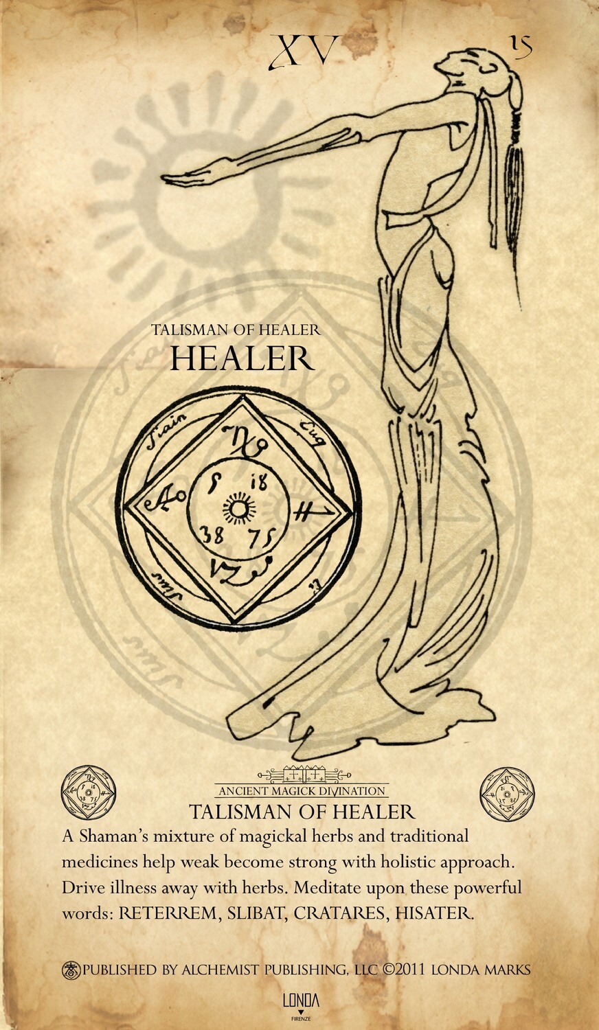 Talisman Of Healer, Art Print