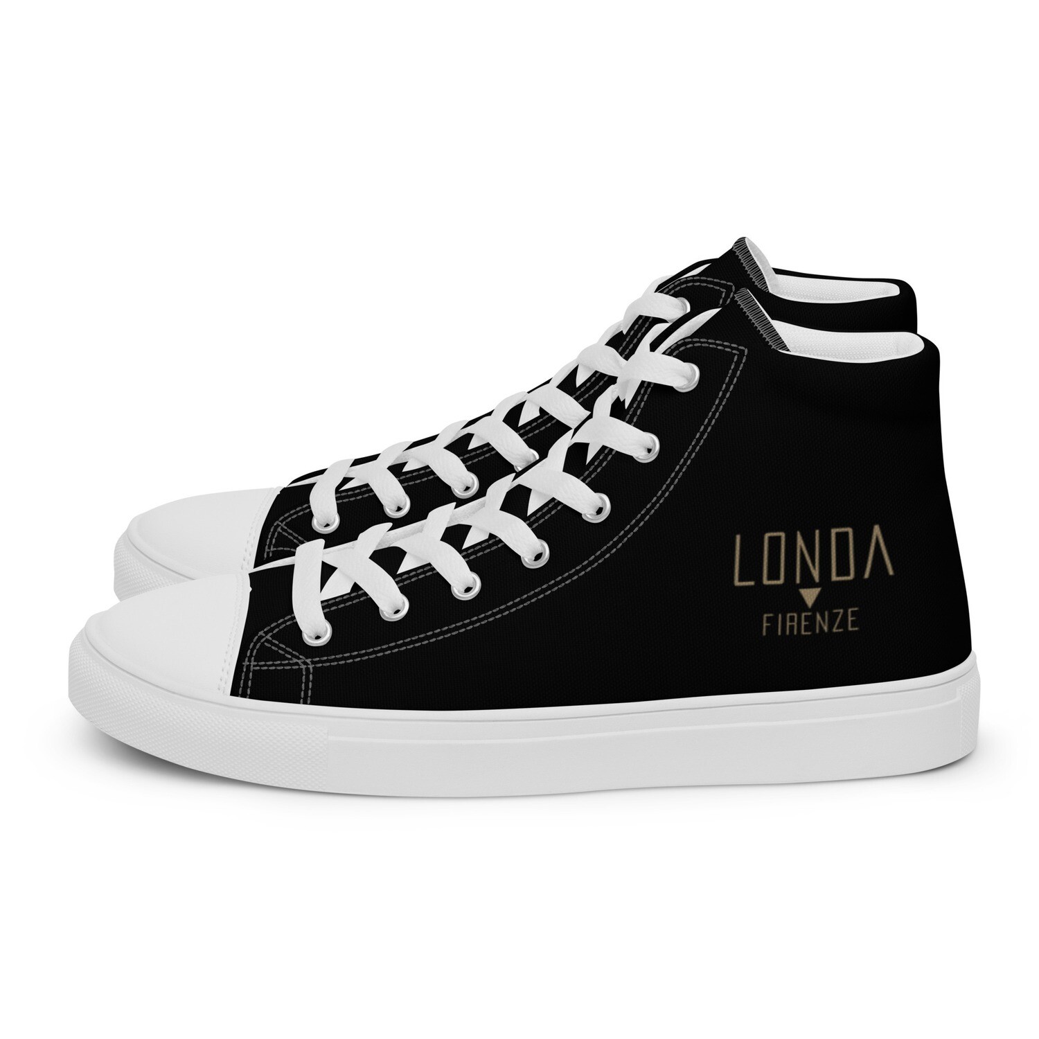 Men’s high top canvas shoes, Size: 5