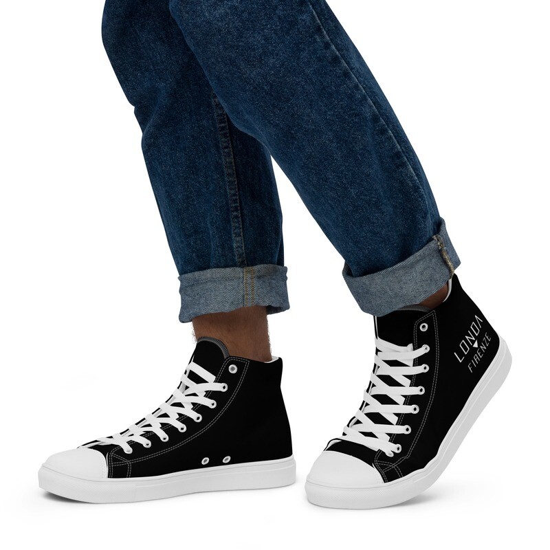 Londa Firenze Men’s High Top Canvas Shoes