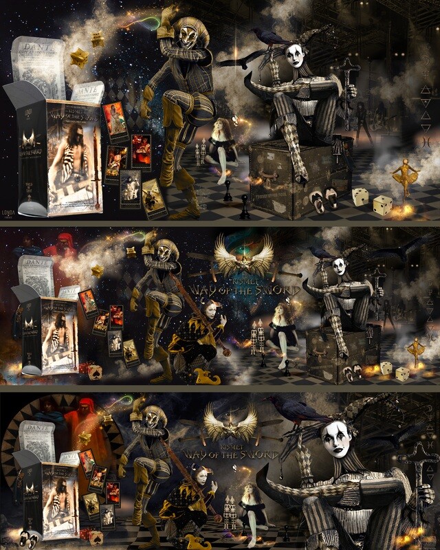 Dante&#39;s Dream - 3 Scenes, Limited Edition Print